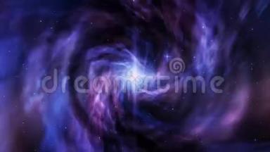 色彩斑斓的空间旋涡与星际迷航循环运动<strong>背景</strong>